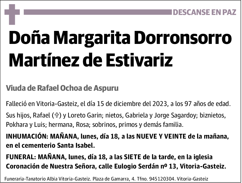 Margarita Dorronsorro Martínez de Estivariz