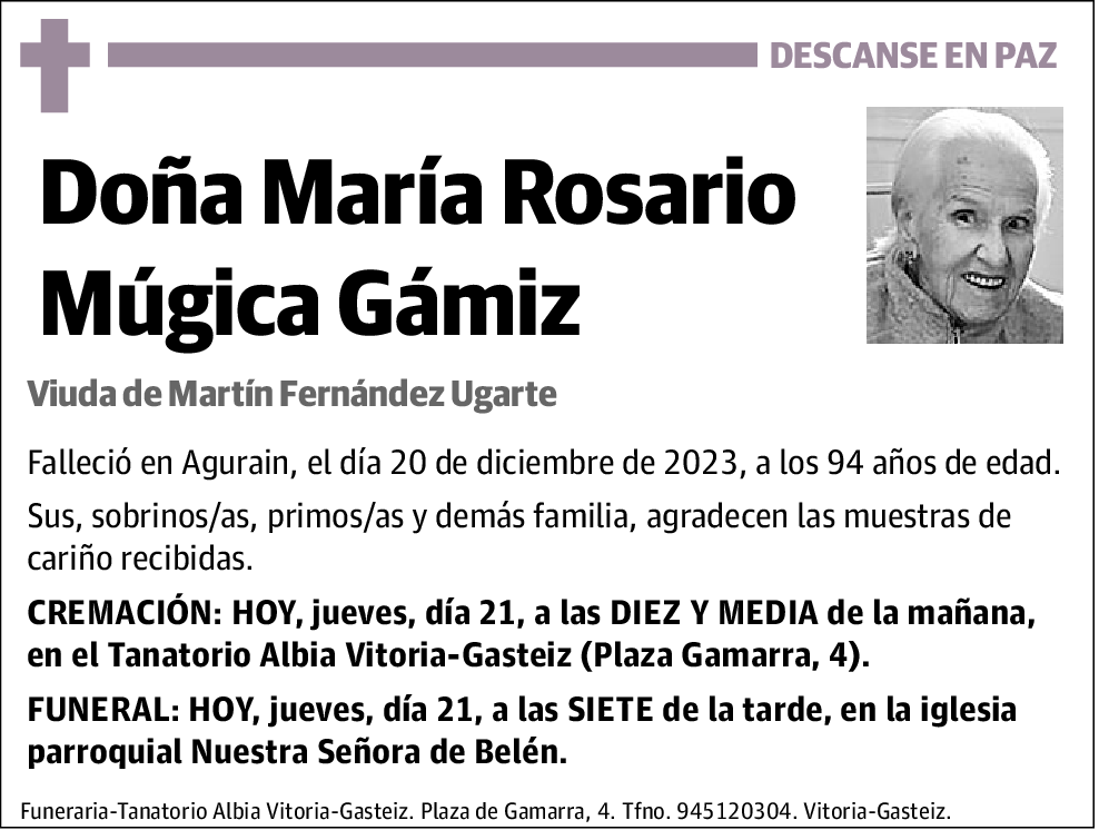 María Rosario Múgica Gámiz