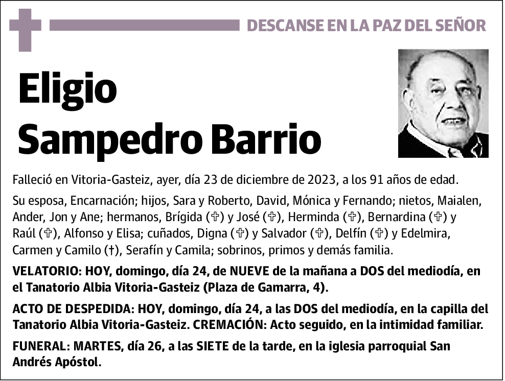 Eligio Sampedro Barrio