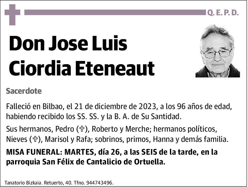 Jose Luis Ciordia Eteneaut