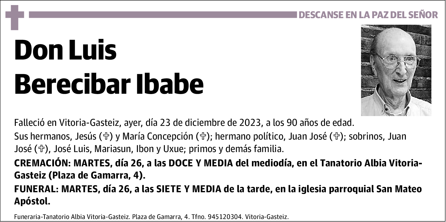 Luis Berecibar Ibabe