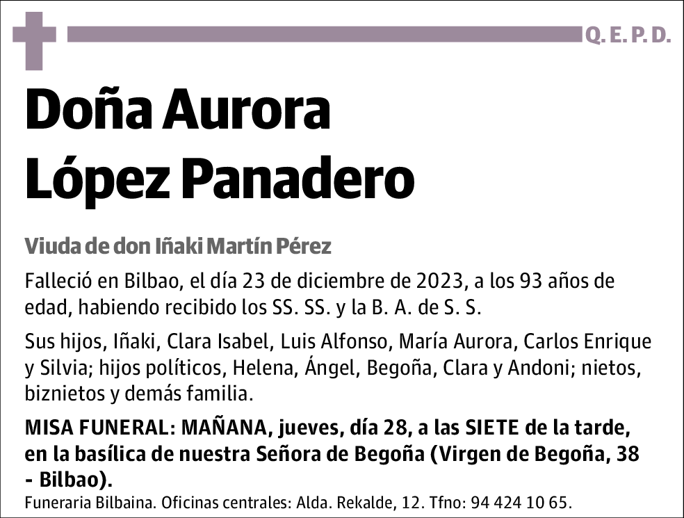 Aurora López Panadero