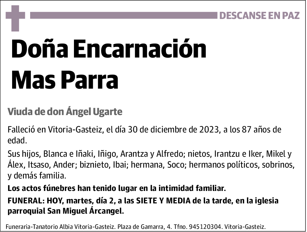 Encarnación Mas Parra