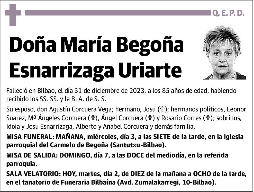 María Begoña Esnarrizaga Uriarte