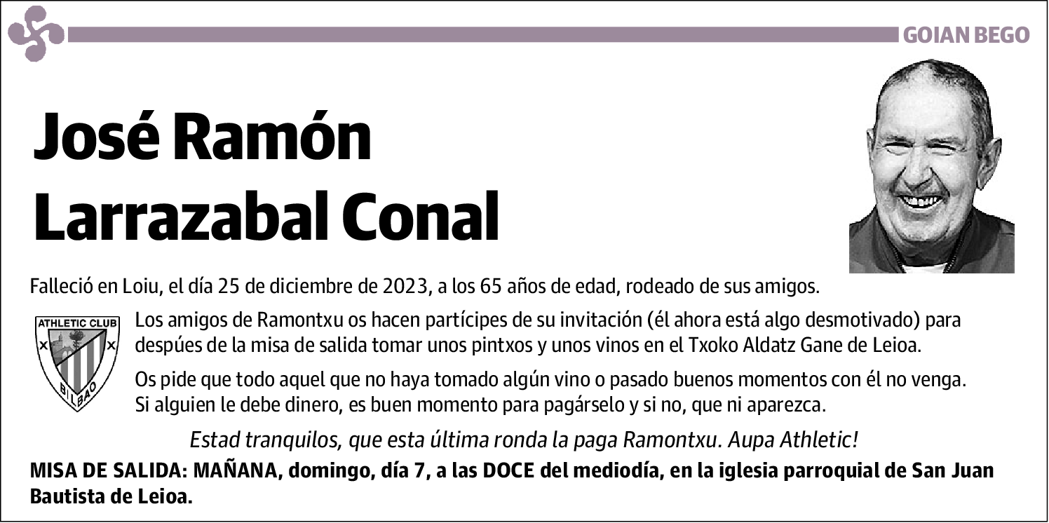 José Ramón Larrazabal Conal