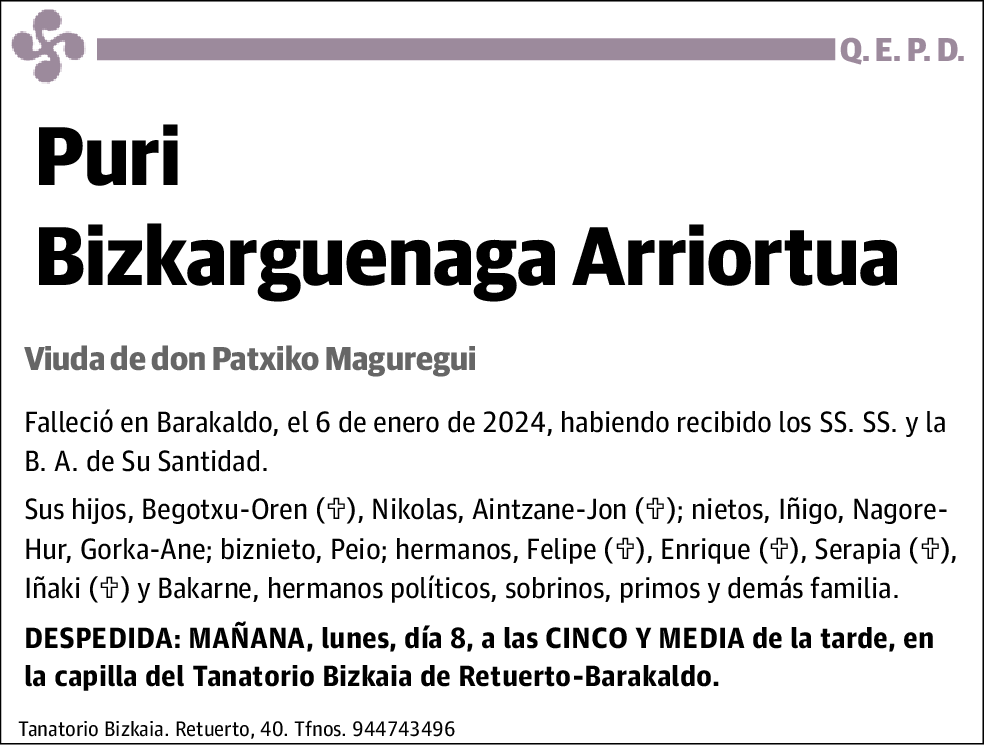 Puri Bizkarguenaga Arriortua