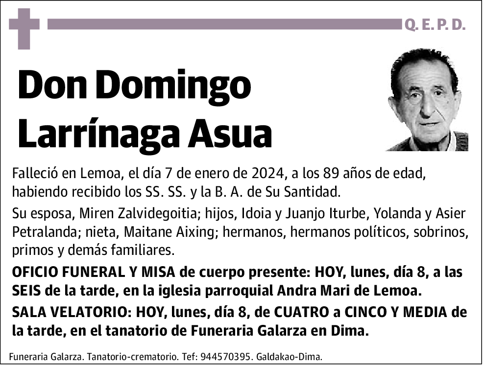 Domingo Larrínaga Asua