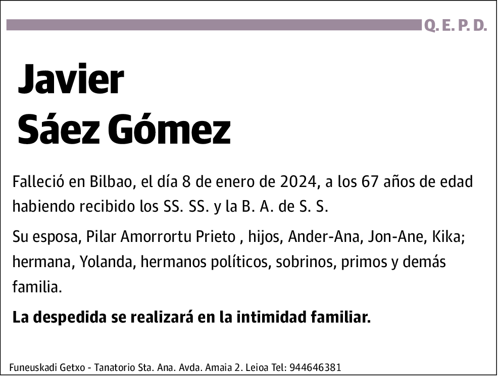 Javier Sáez Gómez