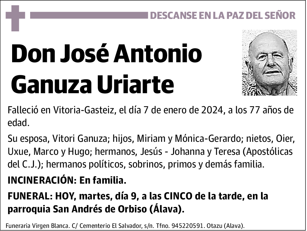 José Antonio Ganuza Uriarte