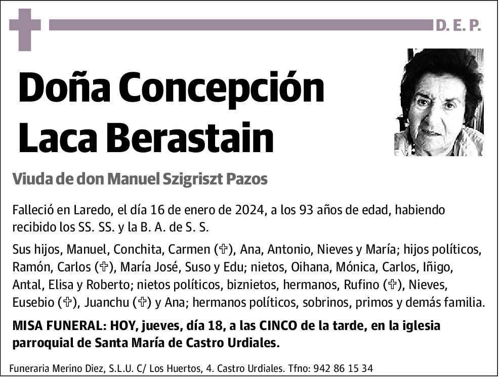 Concepción Laca Berastain