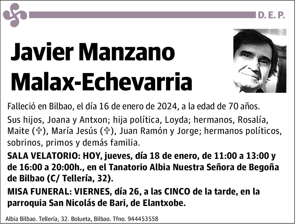 Javier Manzano Malax-Echevarria