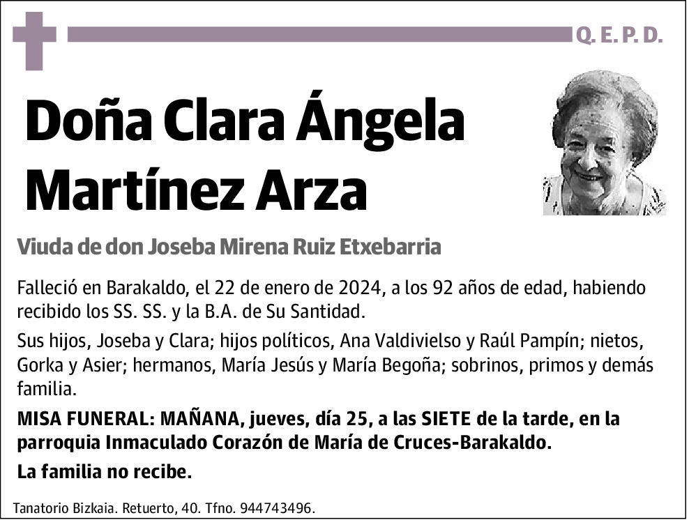Clara Angela Martinez Arza