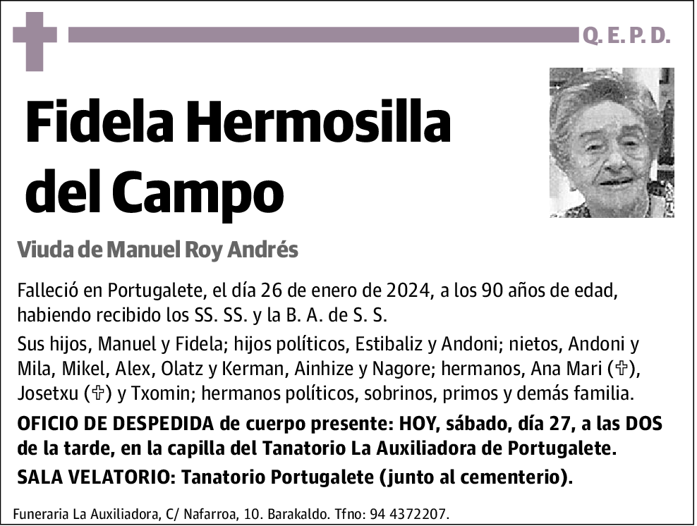 Fidela Hermosilla del Campo