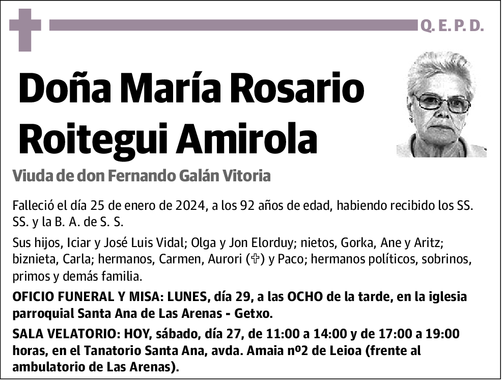 María Rosario Roitegui Amirola