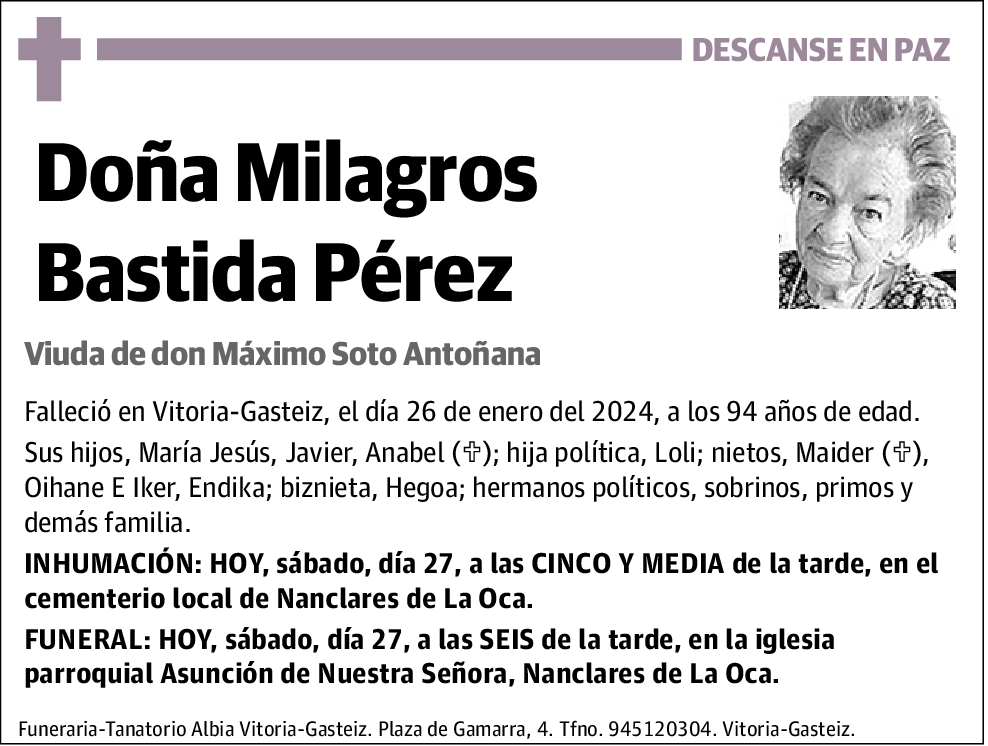 Milagros Bastida Pérez