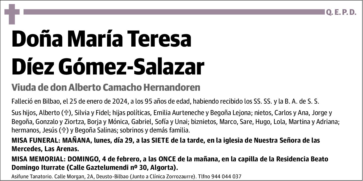 María Teresa Díez Gómez-Salazar