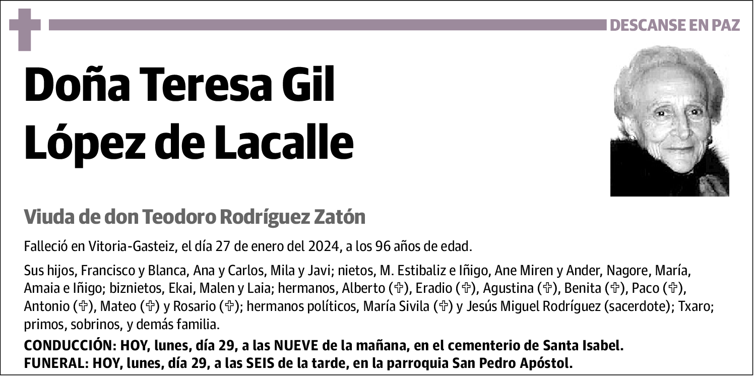 Teresa Gil López de Lacalle
