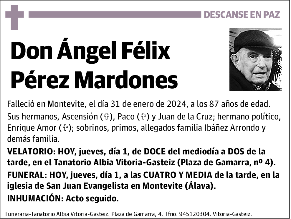 Ángel Félix Pérez Mardones