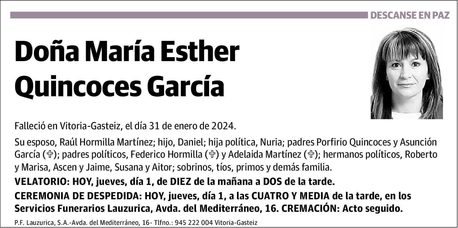 María Esther Quincoces García