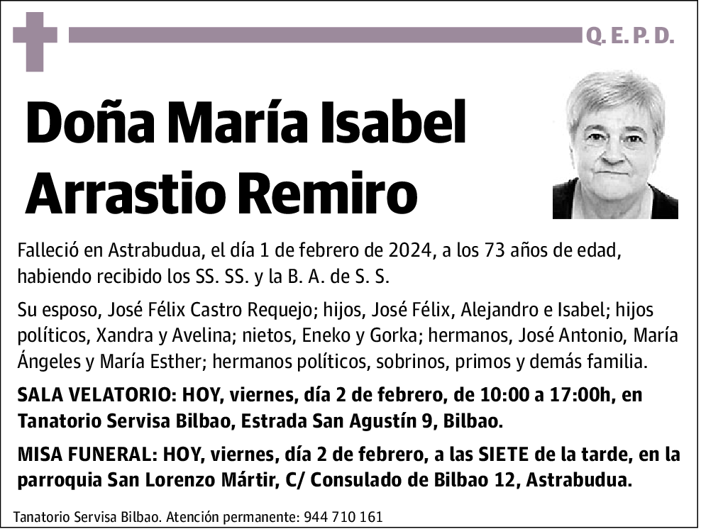 María Isabel Arrastio Remiro