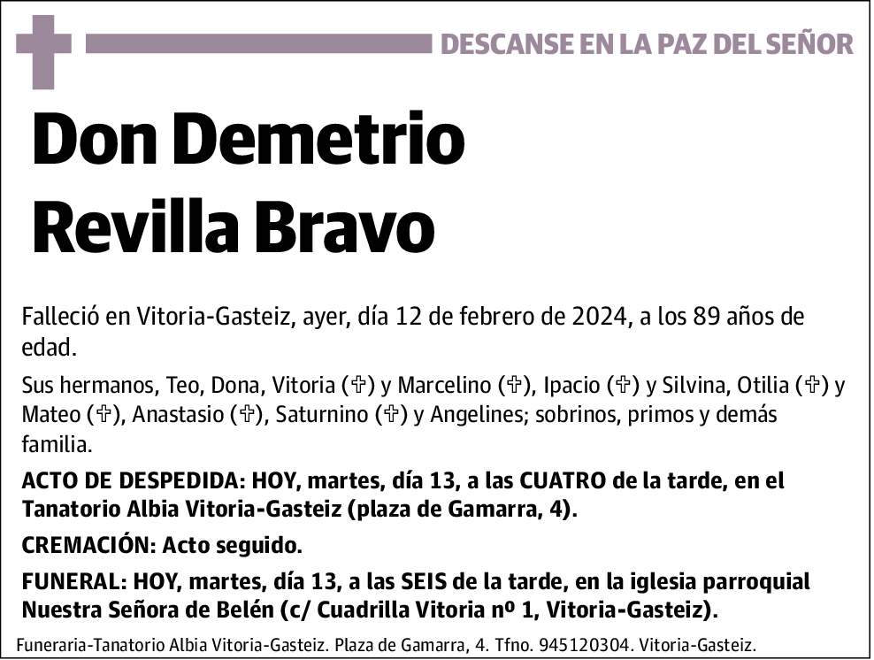 Demetrio Revilla Bravo