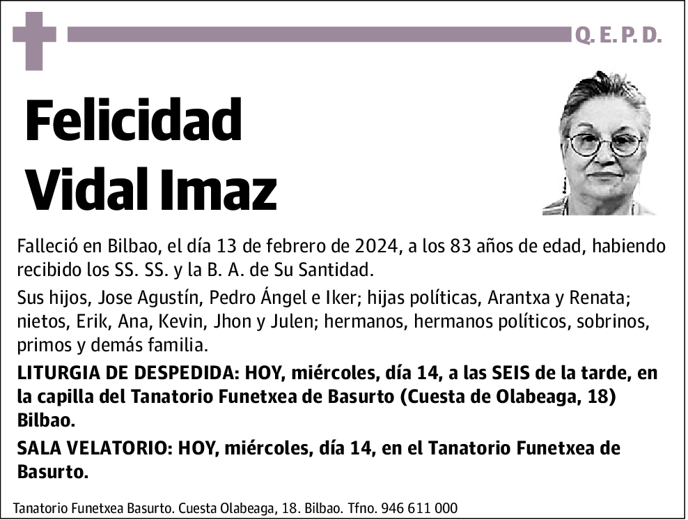 Felicidad Vidal Imaz