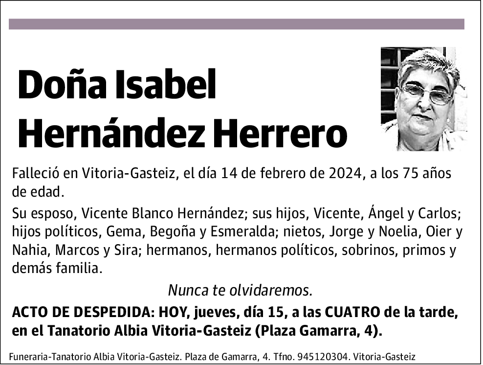 Isabel Hernández Herrero
