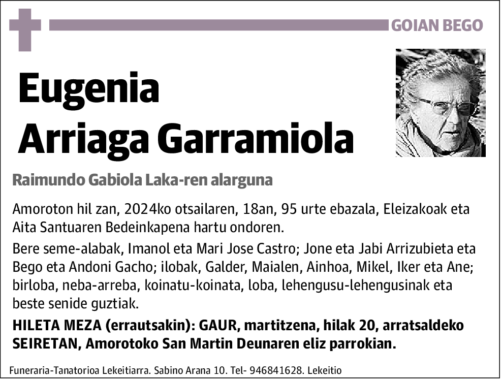 Eugenia Arriaga Garramiola