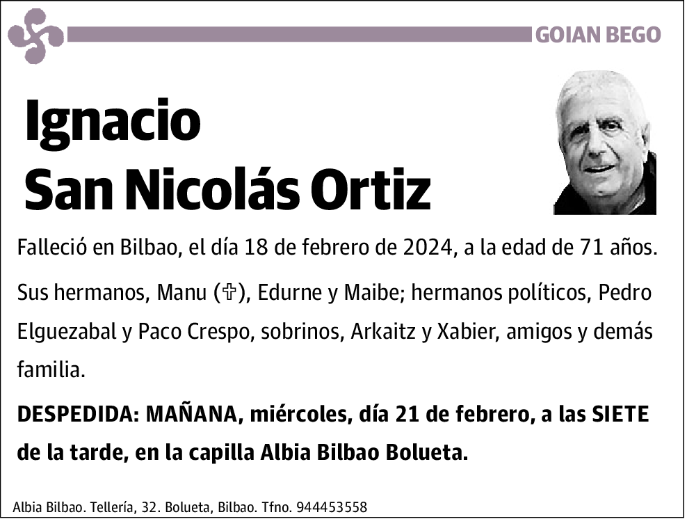 Ignacio San Nicolás Ortiz
