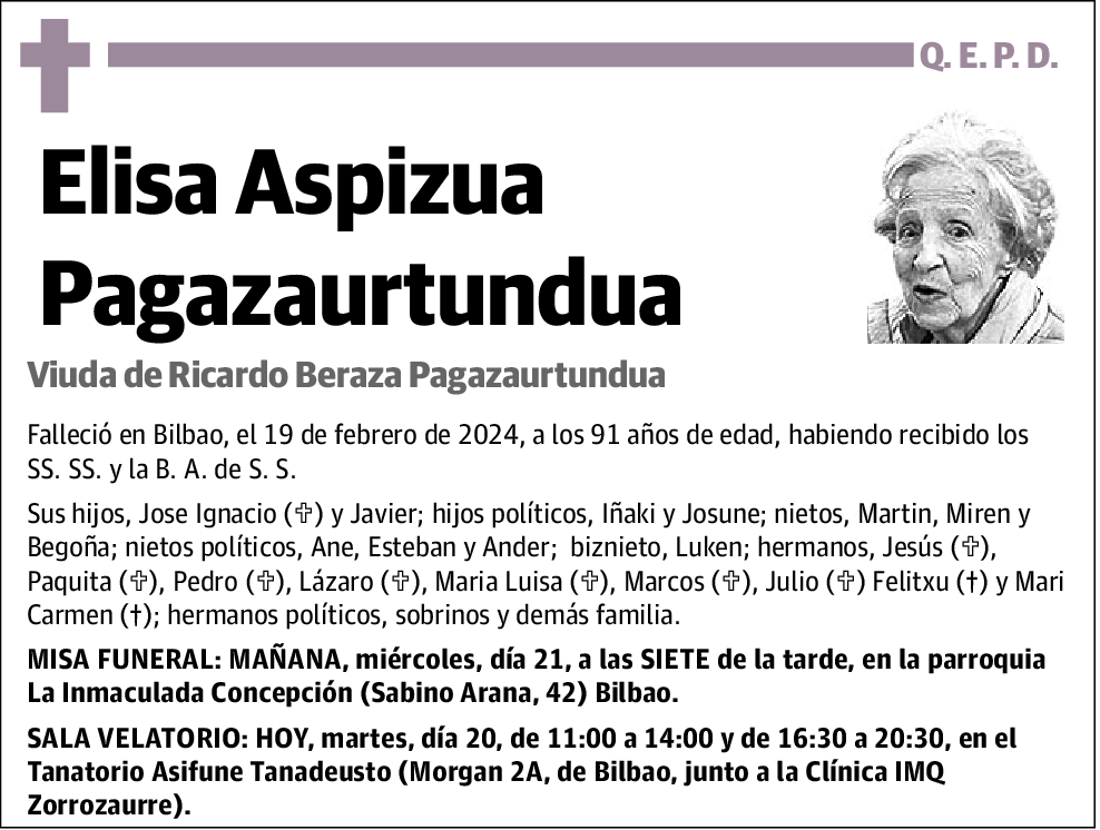 Elisa Aspizua Pagazaurtundua