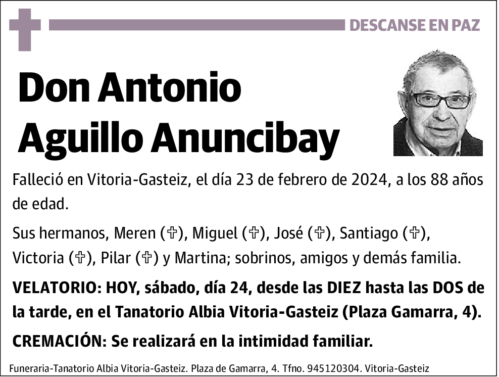 Antonio Aguillo Anuncibay