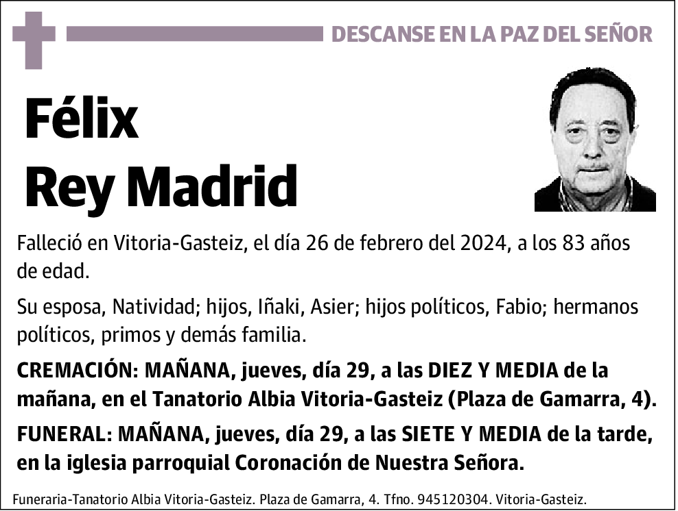 Félix Rey Madrid