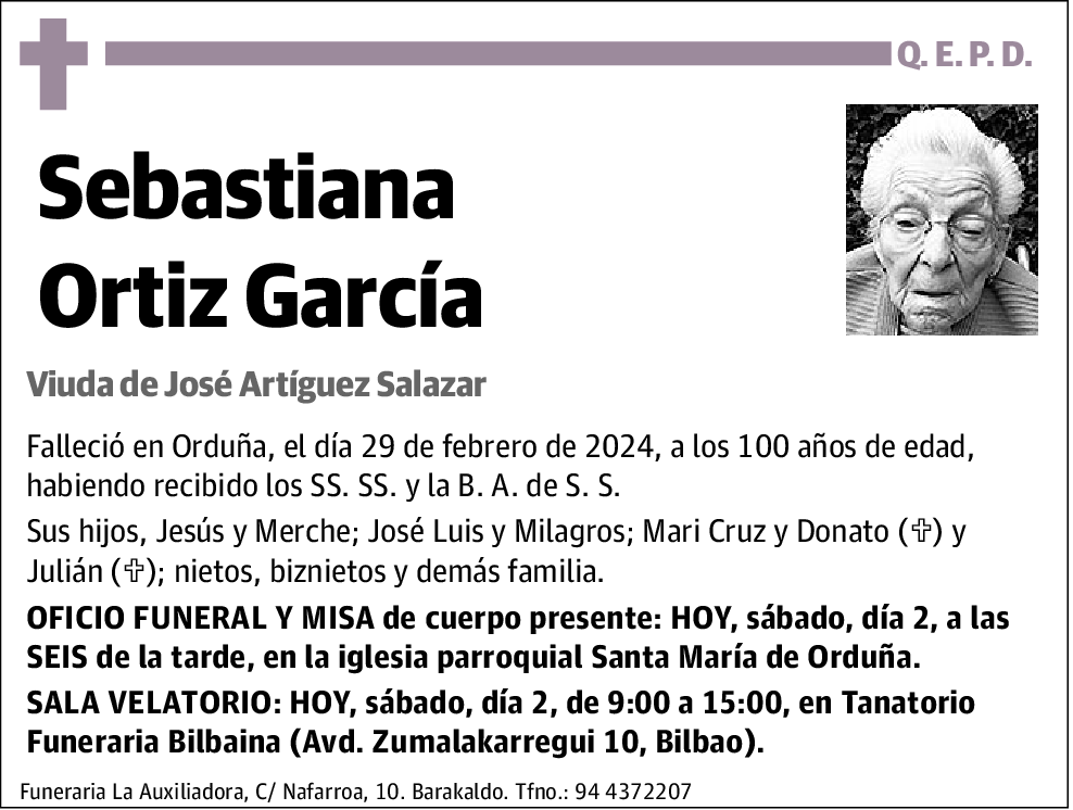 Sebastiana Ortiz García