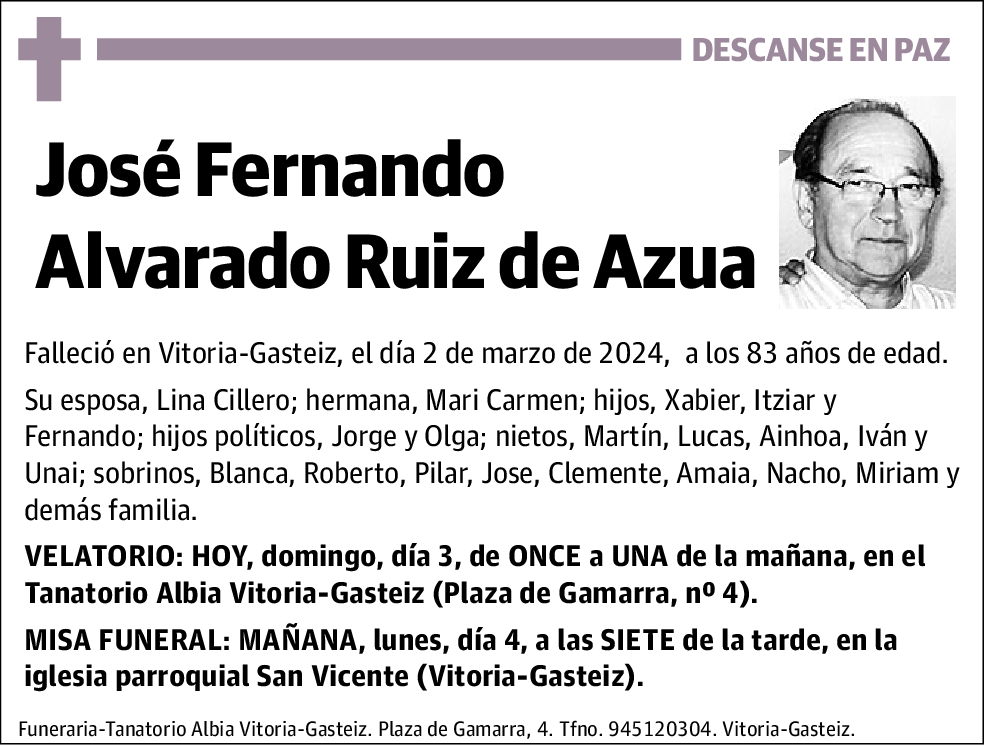 José Fernando Alvarado Ruiz de Azua