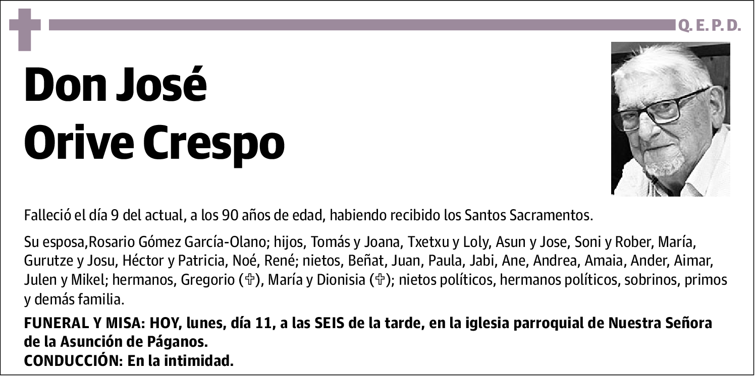 José Orive Crespo