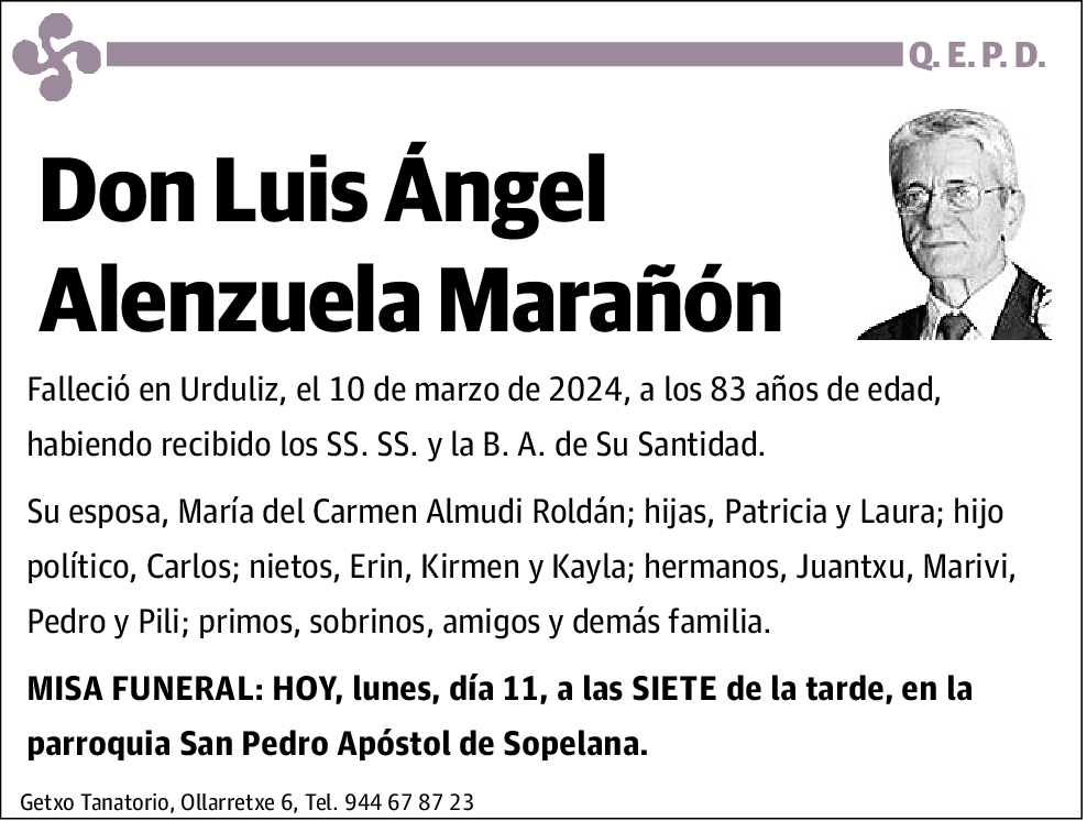 Luis Ángel Alenzuela Marañón