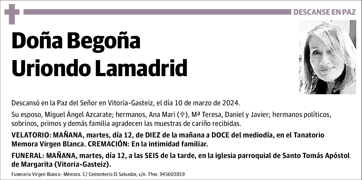 Begoña Uriondo Lamadrid