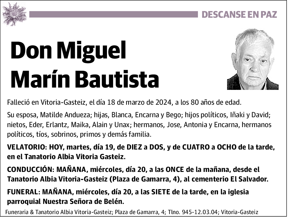 Miguel Marín Bautista