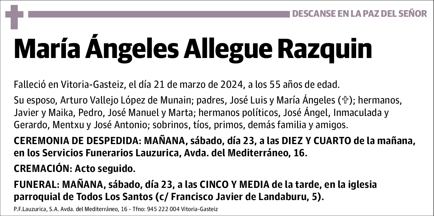 María Ángeles Allegue Razquin