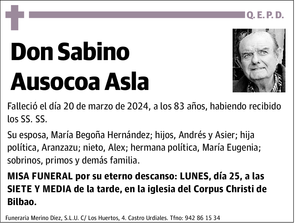 Sabino Ausocoa Asla