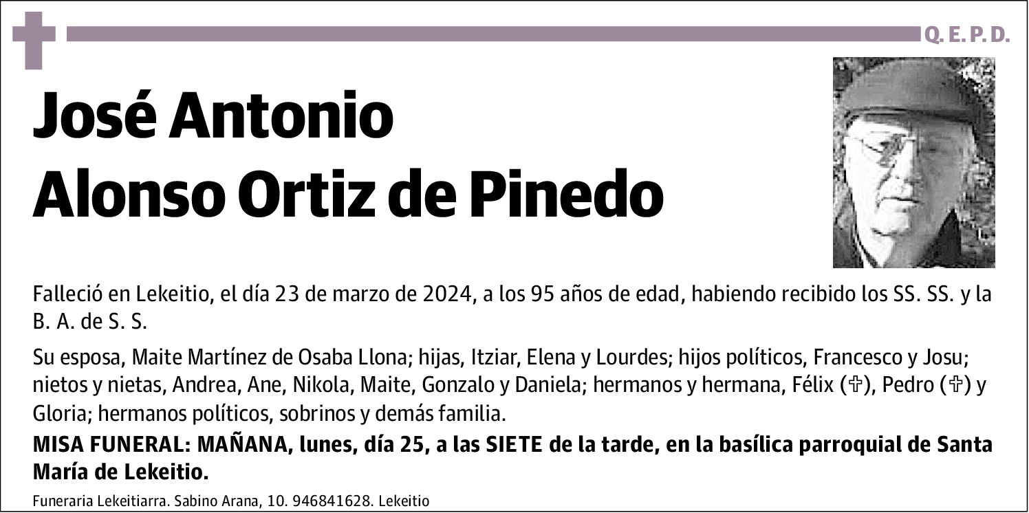 José Antonio Alonso Ortiz de Pinedo