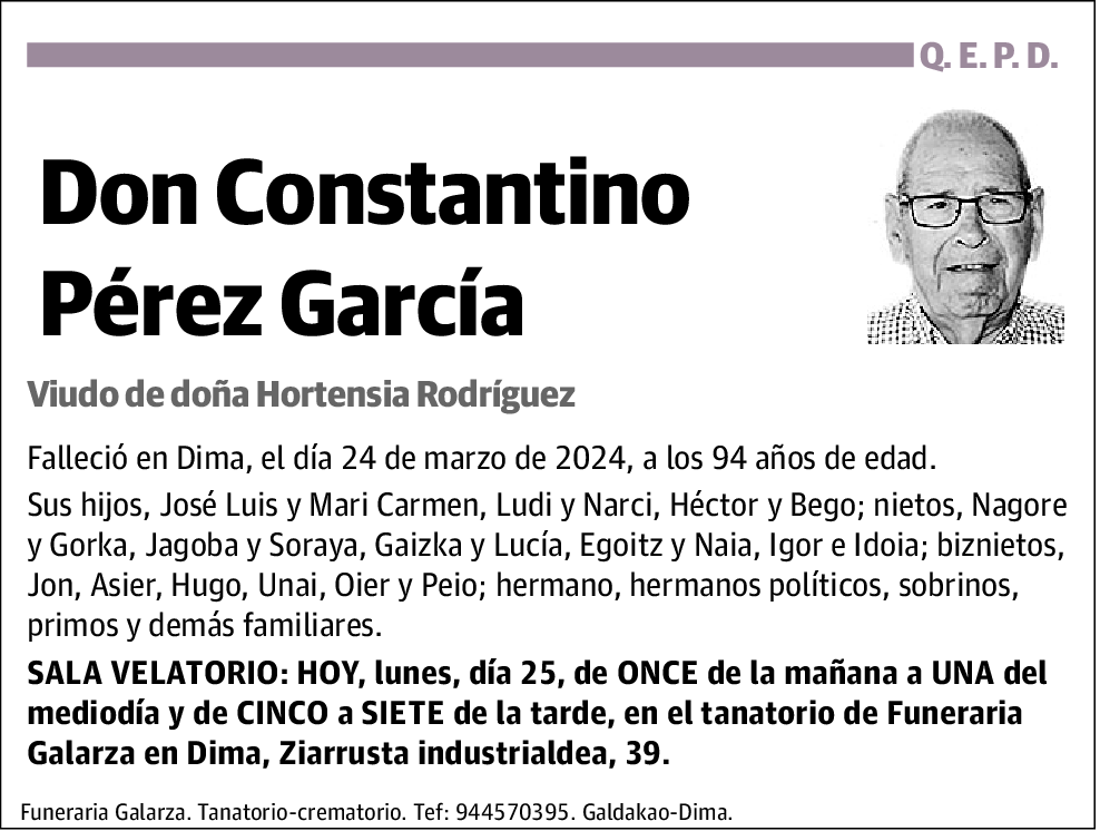 Constantino Pérez García