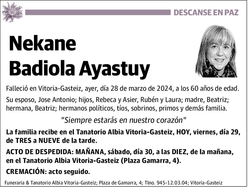 Nekane Badiola Ayastuy