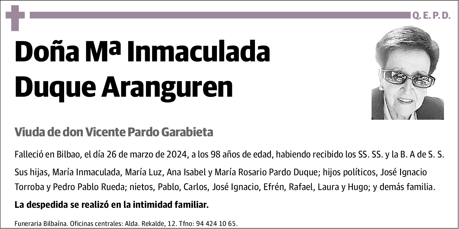 Mªinmaculada Duque Aranguren