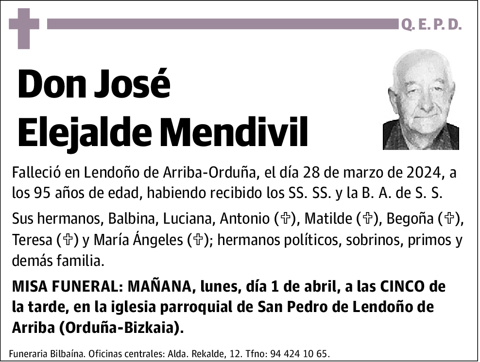 José Elejalde Mendivil