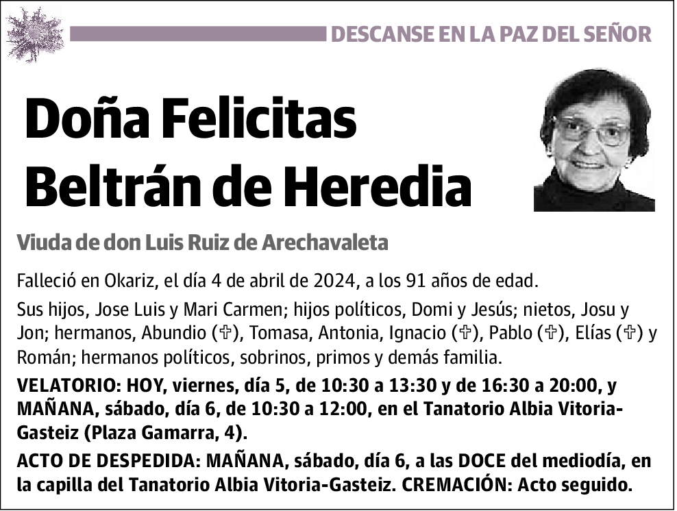 Felicitas Beltrán de Heredia