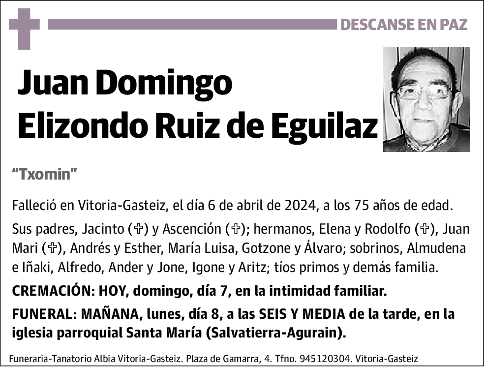 Juan Domingo Elizondo Ruiz de Eguilaz