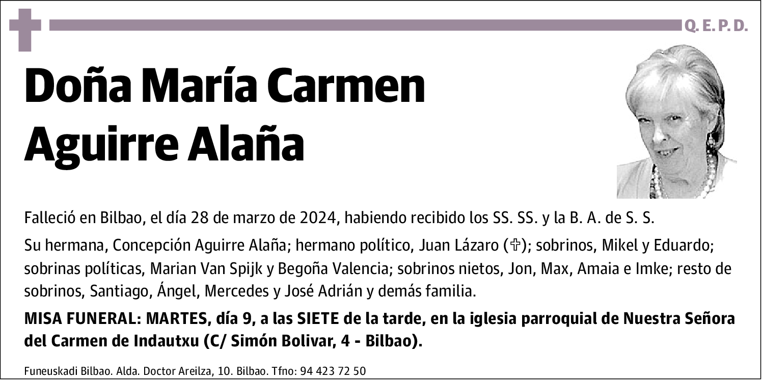 María Carmen Aguirre Alaña