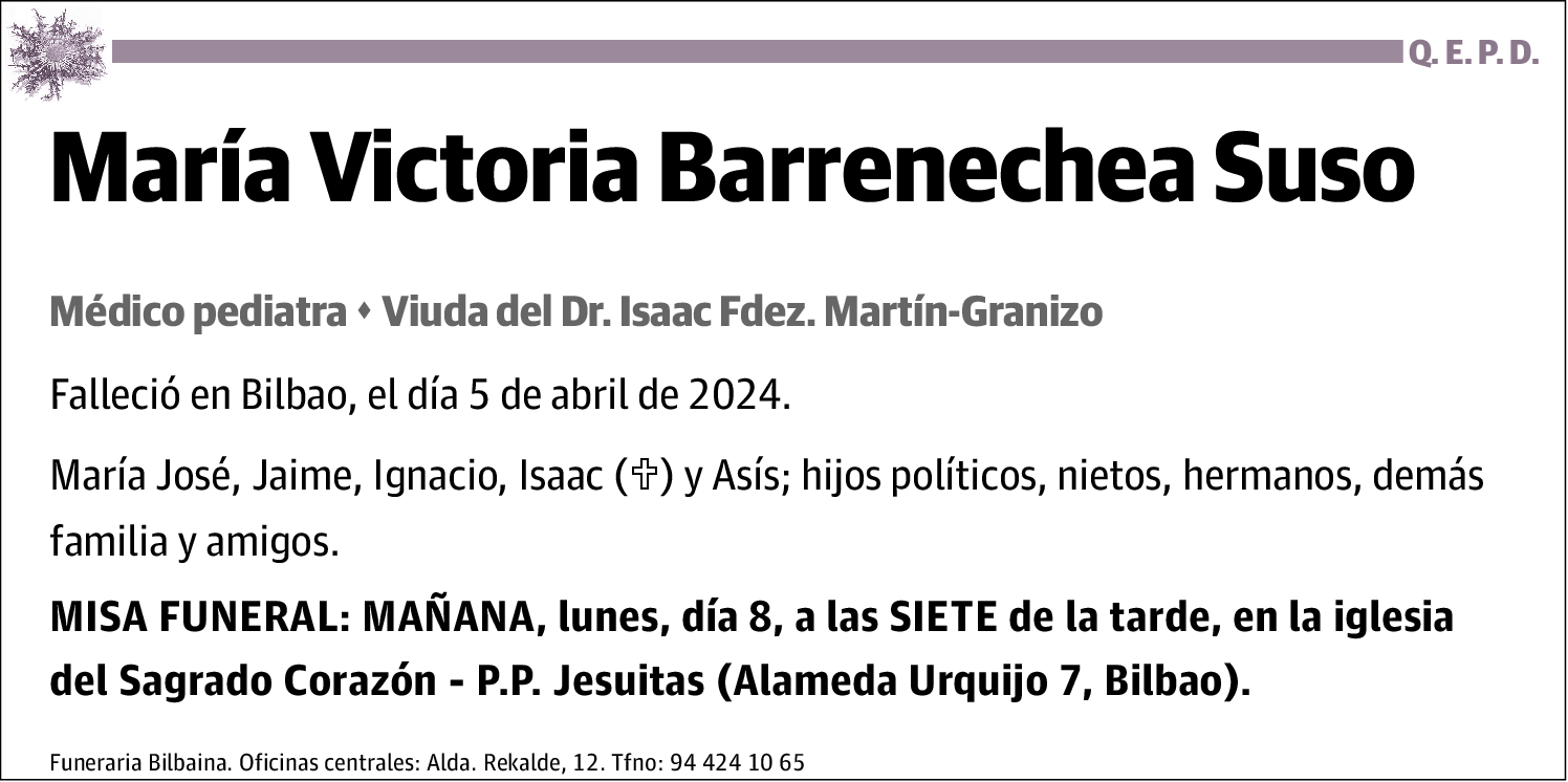María Victoria Barrenechea Suso