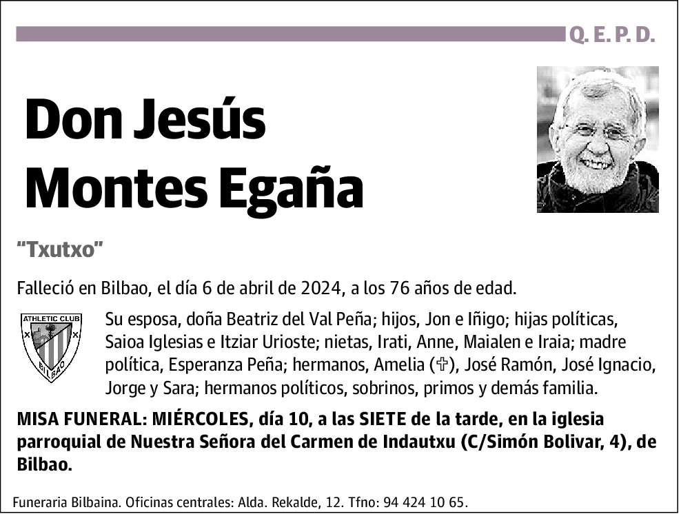 Jesús Montes Egaña